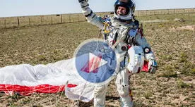 Paracaidista Felix Baumgartner superó la velocidad del sonido con 1.342 km/h [VIDEO]