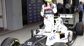 Sergio Pérez calificó de "decepcionante" su rendimiento en el GP de la India