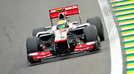 El piloto inglés Lewis Hamilton logró la 'pole' del  Gran Premio de Brasil