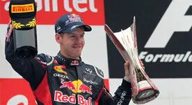Sebastian Vettel se unió al club de los tricampeones de la Fórmula 1