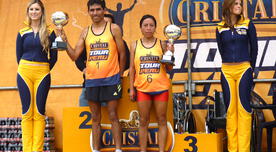 Los atletas Jhon Cusi y Hortencia Arzapalo ganaron el “Cristal Tour Perú”