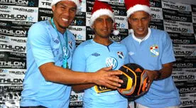 Rengifo, Sheput y Delgado mandaron un saludo navideño a los hinchas de Sporting Cristal 