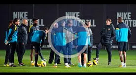'Tito' Vilanova volvió a dirigir el entrenamiento del Barcelona [VIDEO]