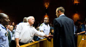 Óscar Pistorius cuenta con el apoyo de su familia durante el juicio