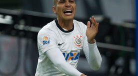 Paolo Guerreo fue titular en empate 2-2 del Corinthians ante Palmeiras