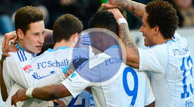 Jefferson Farfán anotó en goleada del Schalke 04 sobre Wolfsburg [VIDEO]