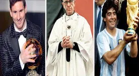 Lionel Messi, Jorge Bergoglio y Diego Maradona, idolatrados por la prensa argentina