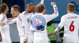 Dinamarca goleó 3-0 República Checa y aún sueña con clasificar a Brasil 2014 [VIDEO]