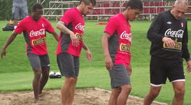 Juan Vargas, Luis Advíncula y Juan Carlos Mariño entrenaron en la Videna pensando en Ecuador [FOTOS]