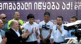 Cristiano Ronaldo inauguró una academia de fútbol en Georgia [FOTOS]