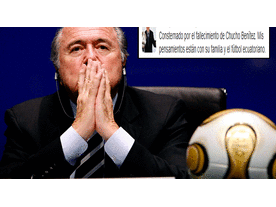 Joseph Blatter: Me siento consternado por el fallecimiento de Christian Benítez