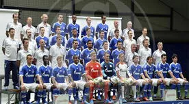 Champions League: Jefferson Farfán posó en la fotografía oficial del Schalke 04 [FOTOS]