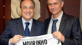 "José Mourinho es un entrenador que ayudó mucho a Real Madrid", dijo Florentino Pérez