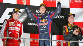 Fórmula 1: Sebastian Vettel conquistó el Gran Premio de Singapur