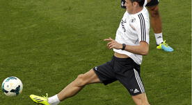 Gareth Bale entrena sin molestias y Ancelotti confirma que estará en el derbi