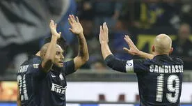 Inter derrotó 2-0 a Livorno y se acerca a los líderes [VIDEO]