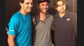 Rafael Nadal publicó una foto con Luis Horna y David Ferrer 