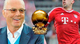 Franz Beckenbauer: “Lo normal sería que Franck Ribery ganara el ‘Balón de Oro’”