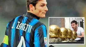 Javier Zanetti: “Lionel Messi ganará más balones de oro”