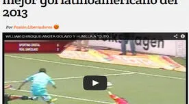 William Chiroque autor del mejor gol latino 2013 [VIDEO]