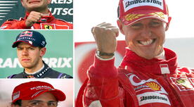 Sebastian Vettel, Rubens Barrichelo y Felipe Massa rezan por Michael Schumacher 