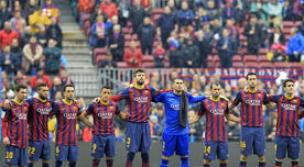 Barcelona: Minuto de silencio por Luis Aragonés en Camp Nou [VIDEO]