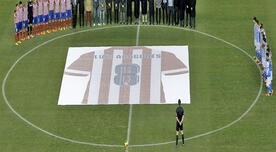 Atlético de Madrid rindió emotivo homenaje a Luis Aragonés [FOTOS / VIDEO]