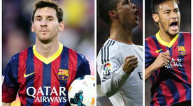 Lionel Messi, Cristiano Ronaldo y Neymar son los mejores pagados del mundo [INFO]