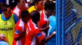 Sporting Cristal vs Inti Gas: Mira el conato de bronca que se desató sobre el final del partido [VIDEO]