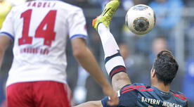 Claudio Pizarro anotó ‘chalaca’ para el Bayern Múnich 4 – Hamburgo 1 [VIDEO] 