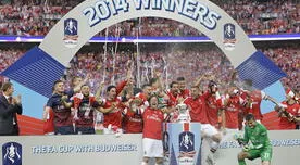 Arsenal ganó la Copa FA y celebra un título después de nueve años [VIDEO]
