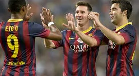 Deco se despidió del fútbol y Lionel Messi hizo una genialidad que terminó en gol de Samuel Eto’o [VIDEO]