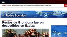 Julio Grondona: Medio venezolano confundió entierro de dirigente argentino con film 'El Padrino' [VIDEO]