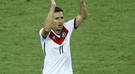 Miroslav Klose anunció su retiro de la Selección de Alemania, informó la federación 'teutona' [VIDEO]