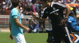 Sporting Cristal: Maximiliano Núñez recriminó a Daniel Ahmed su cambio ante el Melgar 