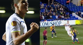 Erik Lamela: estrella del Tottenham marcó golazo de rabona en Europa League [VIDEO]