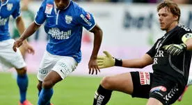 Yordy Reyna con el SV Grödig cayó 1-0 ante el Ried por la Bundesliga de Austria