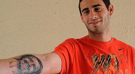 Álvaro Recoba: Jugador de Nacional de Uruguay se tatuó rostro del 'Chino'