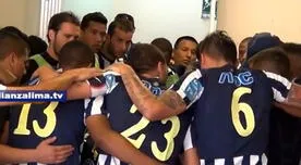 Alianza Lima: capitán Walter Ibáñez motivó al equipo previo al partido contra Melgar [VIDEO]