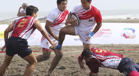Juegos Bolivarianos 2014: Perú avanza firme en Rugby Playa [FOTOS]