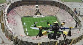 LO QUE NO VISTE: Drones controlan a los hinchas de Universitario de Deportes [VIDEO]