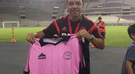 Marcelo Gallardo: el técnico de River Plate posó con la camiseta de Pacífico FC