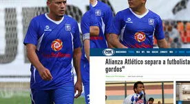 Alianza Atlético: Prensa internacional resaltó separación de 'Malingas' Jiménez y Mesarina por 'gordos'