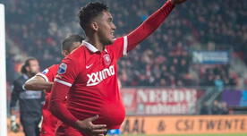 Renato Tapia anotó golazo en empate del FC Twente en la Liga de Holanda [VIDEO]