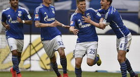 Schalke 04 con Jefferson Farfán venció 3-2 en casa al Stuttgart por la Bundesliga