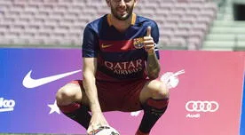 Aleix Vidal presentado en el Barcelona: "No me importa estar cuatro meses sin jugar" [VIDEO/FOTOS]