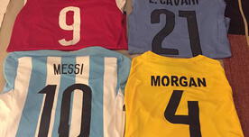 Copa América: Jugador jamaiquino mostró su colección de camisetas de los cracks