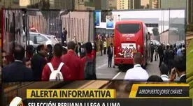 Selección peruana llegó a Lima en medio de gran algarabía de los hinchas [FOTOS/VIDEO]