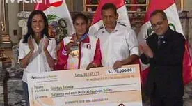 Ollanta Humala premió a medallistas de Juegos Panamericanos Toronto 2015 [VIDEO]