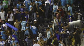 Alianza Lima vs. Sporting Cristal: enfrentamiento entre barra celeste y Policía nacional [FOTOS/VIDEO]